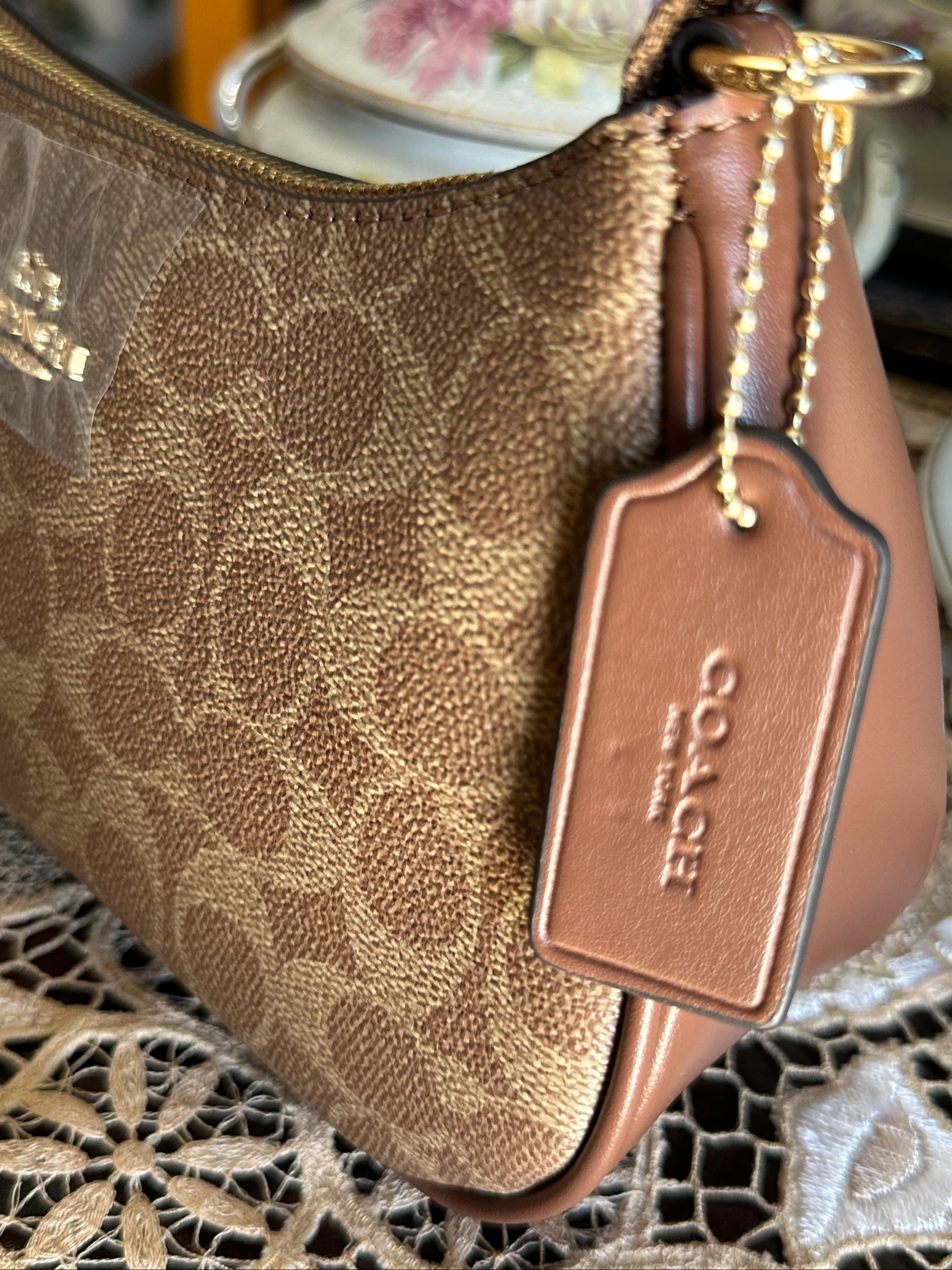 Brown coach bag – photo 3